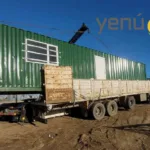 Alquiler de una oficina móvil de Yenú S.A.