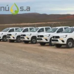 Flota de vehículos 4x4 de Yenú S.A.
