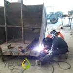 Reparación de una tolva en Yenú S.A.